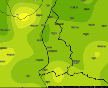 ICON&nbsp;EU Wetterkarten Liechtenstein